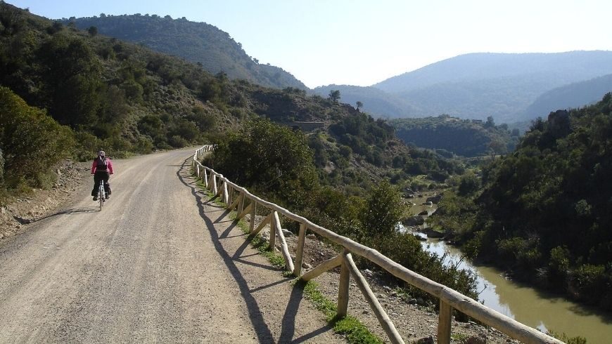 Cycling Vía Verde de la Sierra