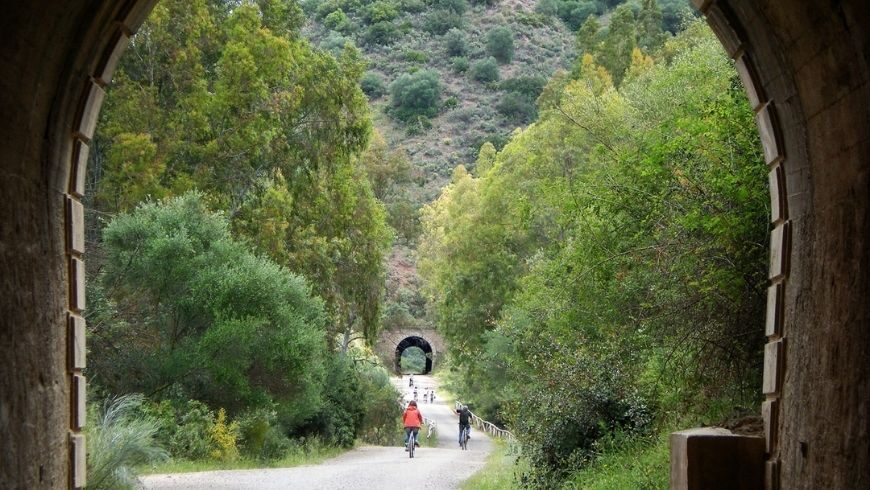 Tunnels of the Vía Verde de la Sierra